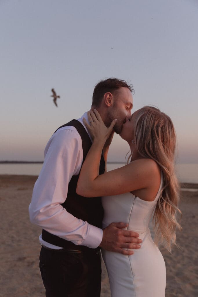 Prince Edward County elopement, sandbanks provincial park.