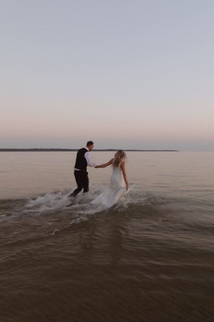 Prince Edward County elopement, sandbanks provincial park.