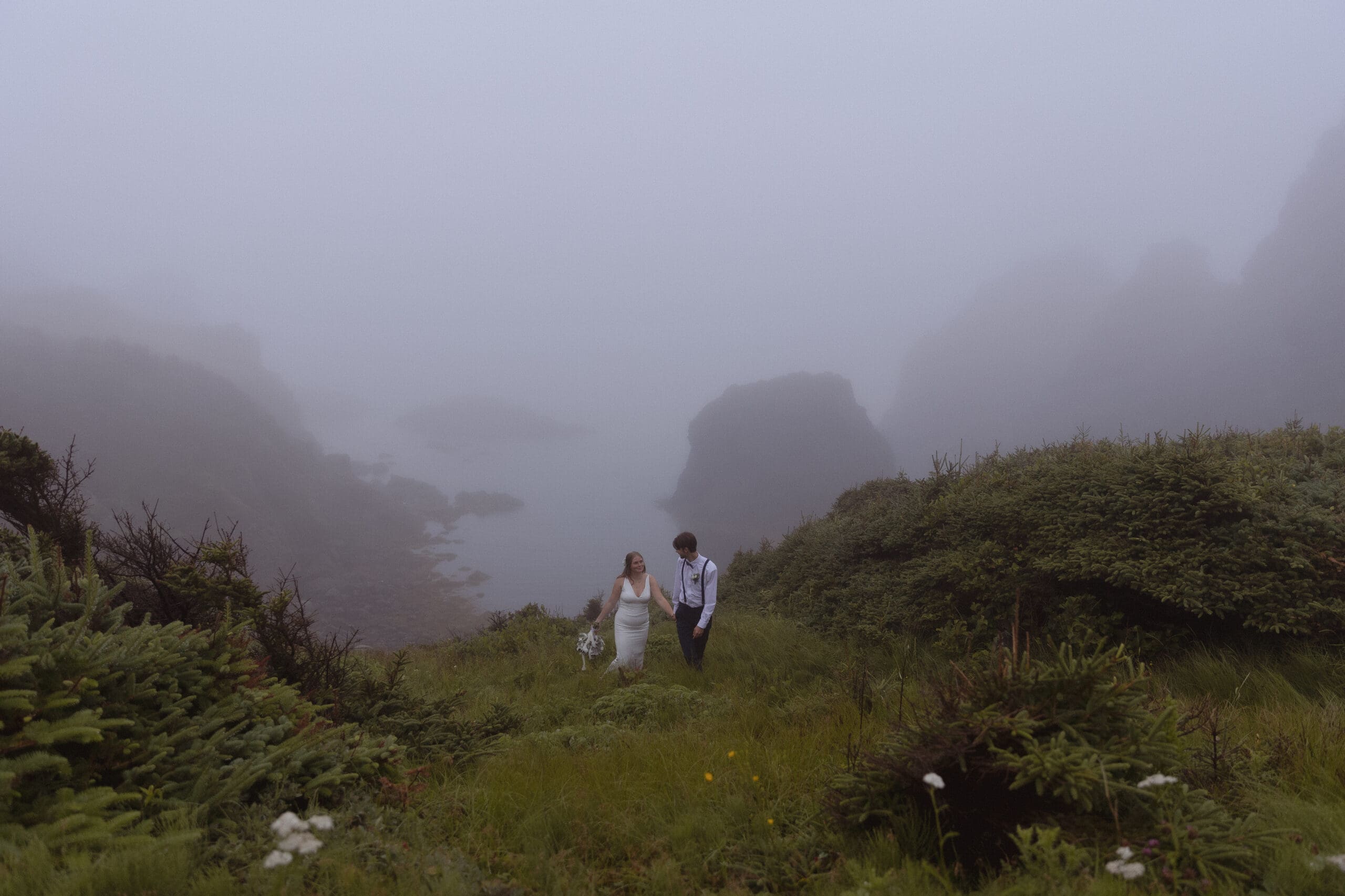 Bottle Cove Newfoundland elopement.