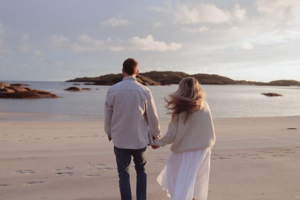 Couple on Derrynane Beach, County Kerry