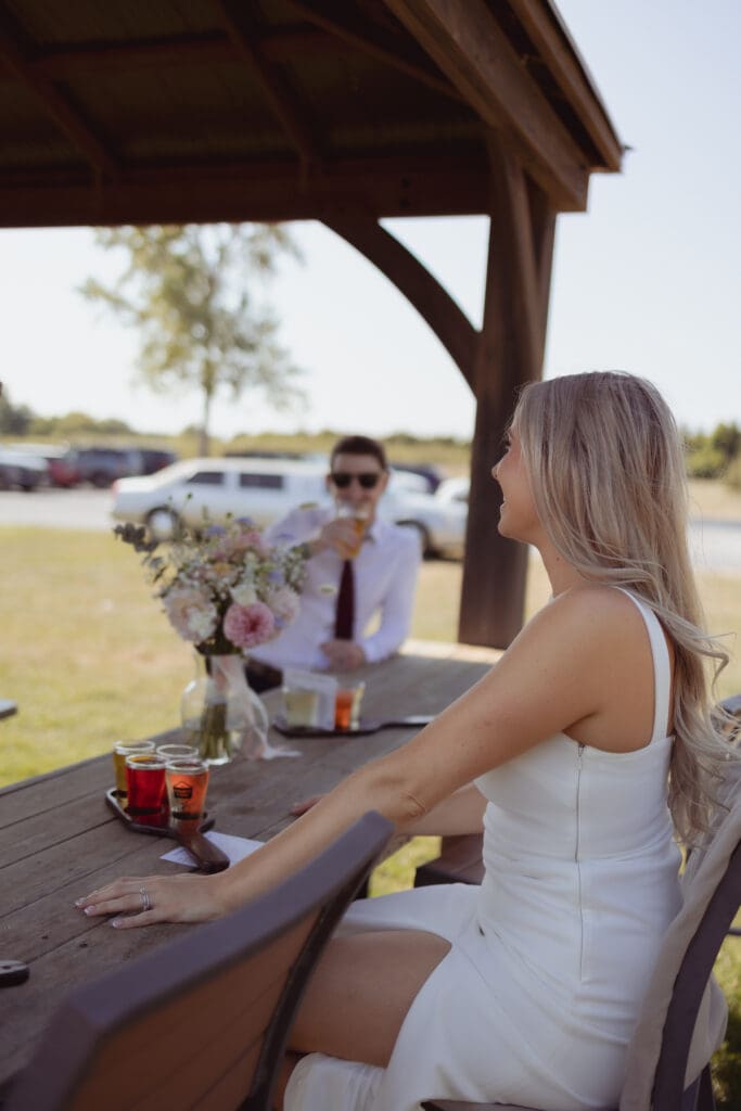Prince Edward County Elopement in Waupoos, Ontario at the County Cider Company.