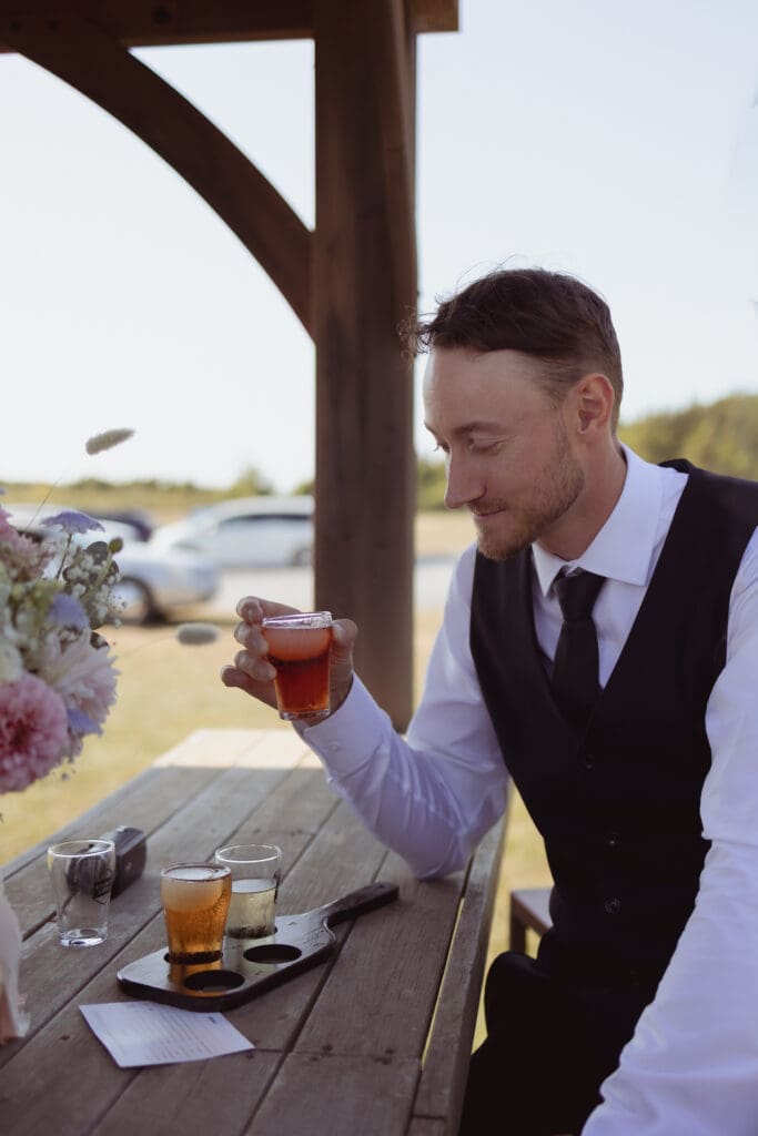 Prince Edward County Elopement in Waupoos, Ontario at the County Cider Company.