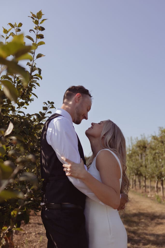 Prince Edward County Elopement in Waupoos, Ontario at the County Cider Company.