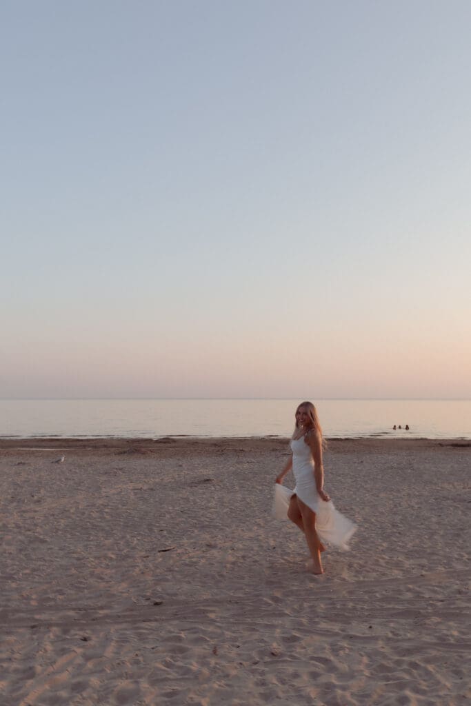 Sandbanks Outlet Beach Elopement photos.