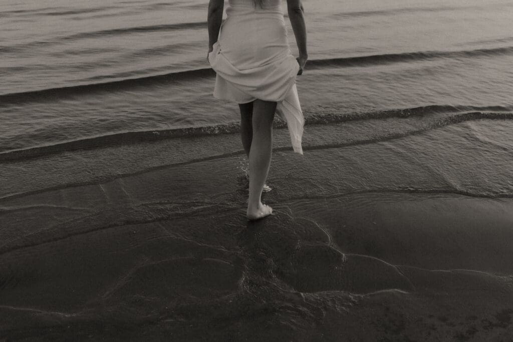 Sandbanks Outlet Beach Elopement photos.