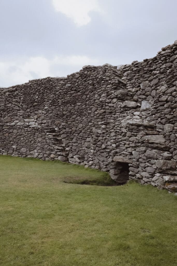 The view inside Staigue Fort.
