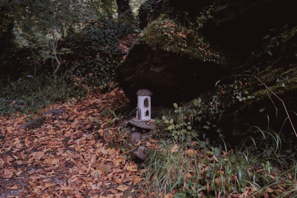 Fairy house in the woods of Derrynane.