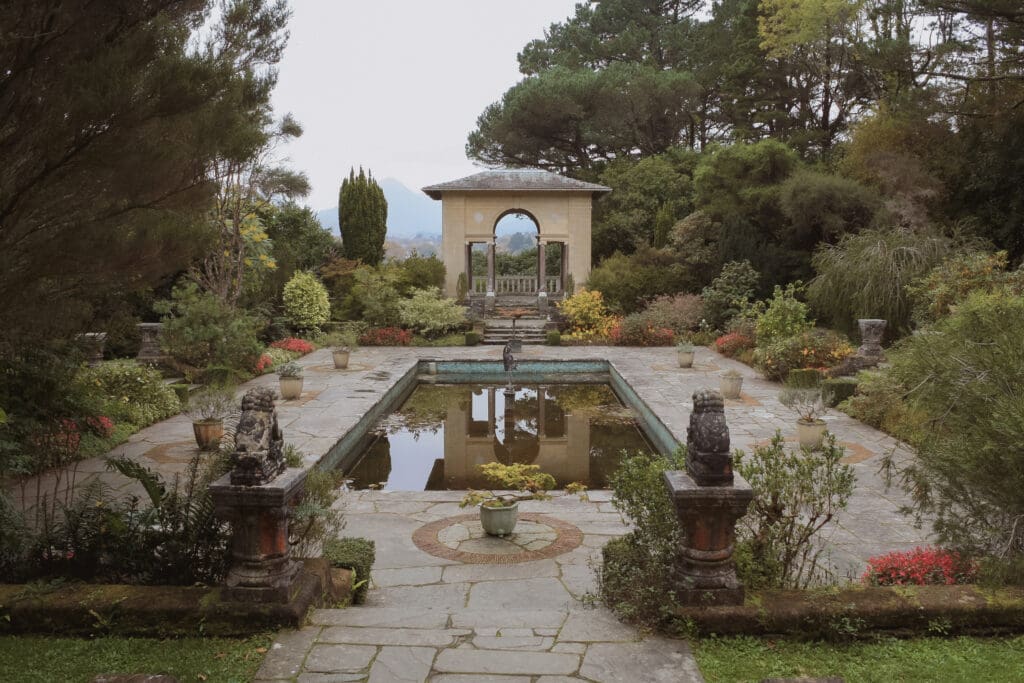 The gardens on Garnish Island, a beautiful addition to and Ireland elopement.