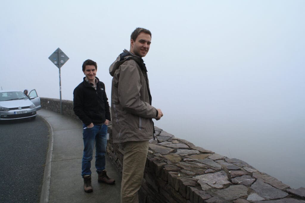 A foggy stop along the Ring of Kerry