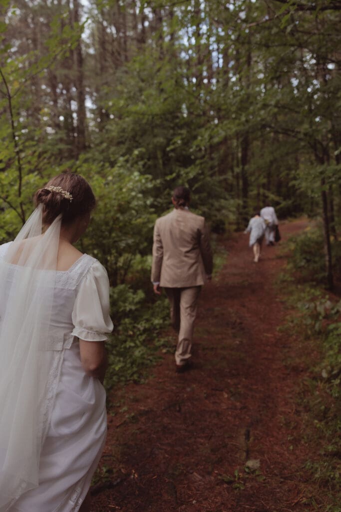 An elopement on the Jack Pine Trail, Algonquin Park.